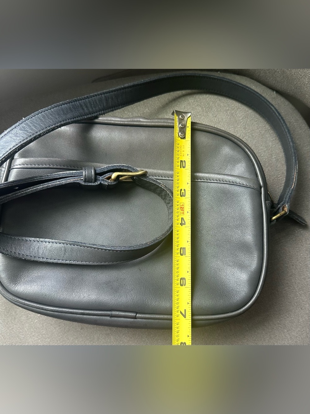 Vintage coach blue/ grey camera bag - Picture 11 of 12